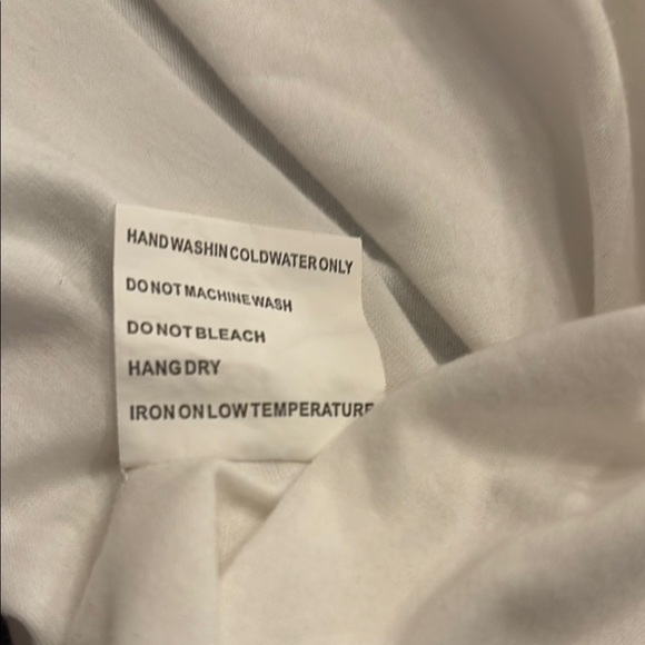 Solitaire Orange and White Flutter Sleeve Embellished Blouse - Picture 10 of 11